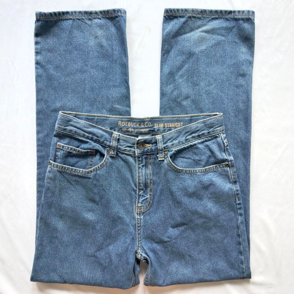 roebuck & co slim straight jeans women’s 18 size 4/6